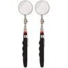 Juvale Inspection Mirror Tools - 2-Pack, 2 in Round Heads