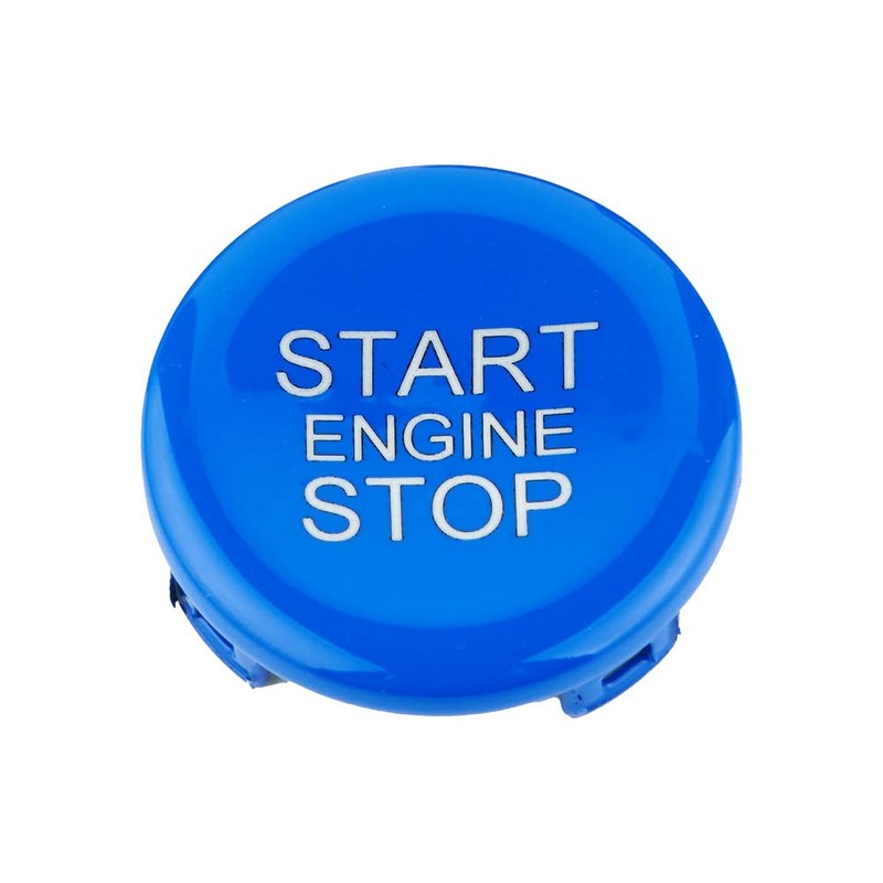 Angelguoguo Blue ABS Car Engine Start Stop Switch Button Cover