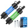 Sawyer Products SP2101 MINI Water Filtration System, 2-Pack, Blue and