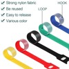 Roczential 100 reusable zip ties | 5 colors of heavy-duty