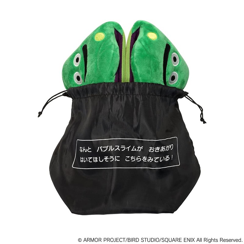 Dragon Quest Travel Folding Slippers, Bubble Slime