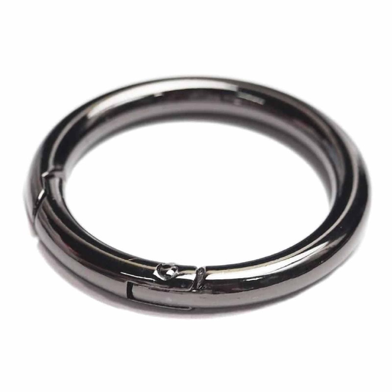 [TRkin] Round Elbow Clavina Keychain, 5 Pieces, Outer Diameter 1.3