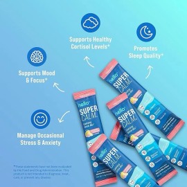 nello SUPER CALM Calming Drink Mix Raspberry Lemonade 20 servings 7/26 EXP