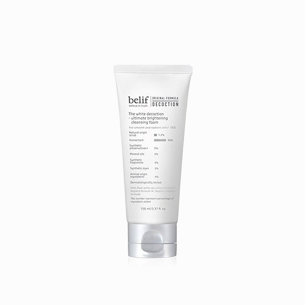 belif The White Decoction Ultimate Brightening Cleansing Foam 100ml