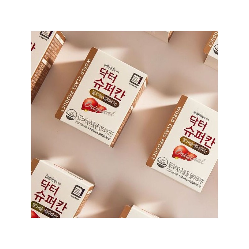 Dr. Super Can 현 빈 닥터슈퍼칸 밀크씨슬멀티비타민 8개월분 GIFT 실리마린