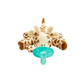 Philips Avent Soothie SCF347/01 - Soporte para chupón desmontable (0 m+, jirafa)