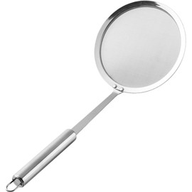 Stainless Steel Fine Mesh Strainer Spoon - Strainer Fine Mesh Skimmer | Beyond Draw Mesh Strainer, Cooking Food Strainer Ladle For Skimming Grease And Foam For Soybean Milk, Juices