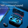 Wireless Earbuds with LED Digital Display, Dual Mic, Wireless Charging