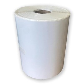 500 roll Coloured 4x3 inch Direct Thermal Labels 100mm x 76mm on a roll red Green Blue Pink Orange Yellow Blue White Postage Shipping Blank Labels 25mm core (White)