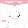 6 PCS Durable Steel Hangers Maximize Closet Space with Versatile