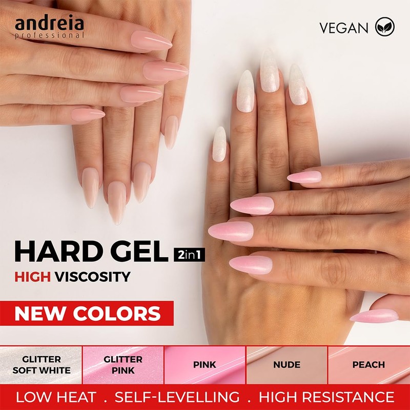 Andreia Two Phase Gel for Nails 2 in 1 Professional