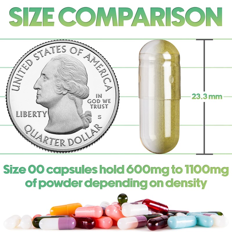 XPRS Nutra Size 00 Empty Capsules - 500 Count Empty