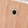 Fdit PVC Leather Plywood Box Bee Smoker Bellow Beekeeping Equipment