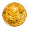 sourcing map 30mm/1.2" Crystal Sphere Ball Ice Cracked Glass Solid