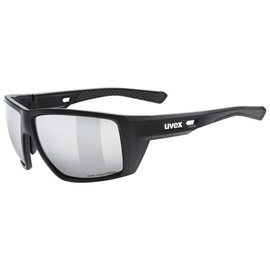 uvex Unisex MTN Venture CV Sunglasses, Matte Black, One Size, black matte