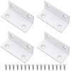 MINGFANITY L Brackets, 4PCS Corner Brace Angle Bracket, Superior Stainless