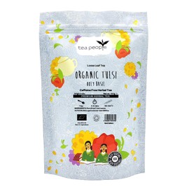 Tea People Organic Tulsi Holy Basil Refill Pack, Mint, 100g