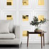 Chejiaye 12 Pack PVC Ceiling Tiles 19.7"x19.7" – Golden Mirror