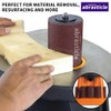18 Pack Spindle Sander Sleeves, Sanding Sleeves for Oscillating Sander,