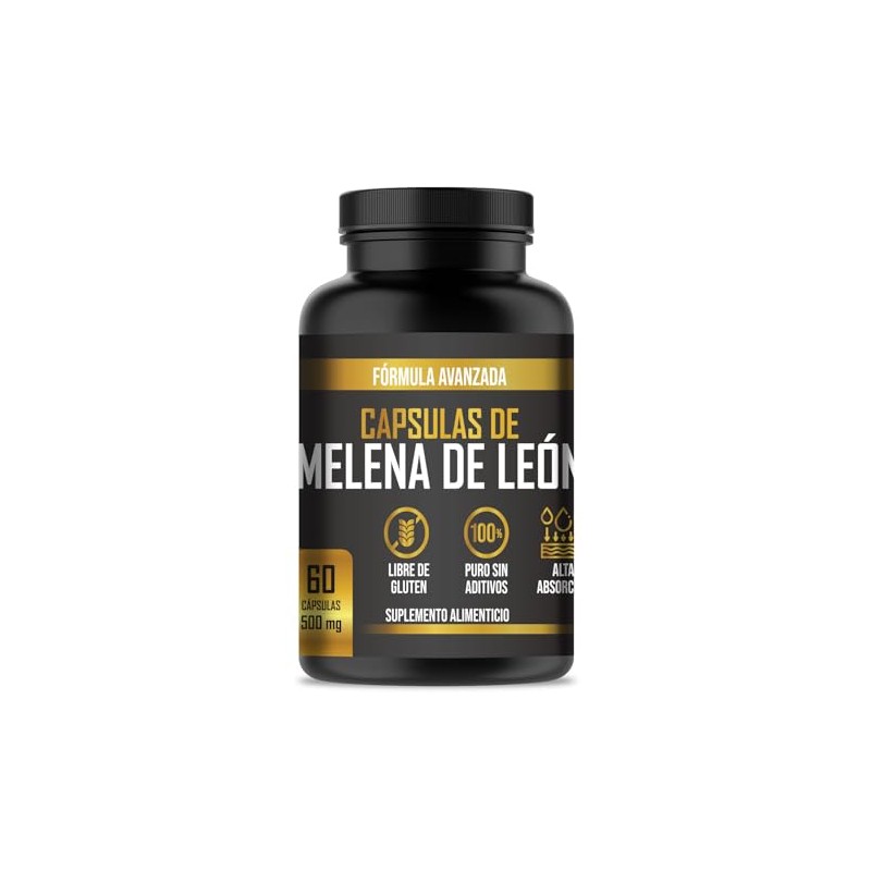 Cápsulas de Melena de León - 500mg | 60 Cápsulas