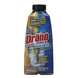 Drano Professional Strength Foamer Clog Remover, Case Pack, Eight - 17 Ounce Bottles (136 Ounces)