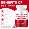 Beet Root Capsules 1300mg, Natural Energy & Endurance Support, Non-GMO