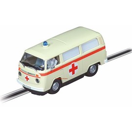 Carrera - 20032033 - Digital 132 VW Bus T2b Ambulance, Red Cross | Slot Car Ready to Race | Perfect for Children and Adults | Scale 1:32 Replica with Light & Sound Function