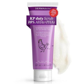 DUMA Doctor 각질층, 건조, 거칠고 울퉁불퉁한 피부를 위한 10% AHA + PHA가 함유된 DUMA닥터 KP 범프 지우개 바디 스크럽, 글리콜산 및 젖산이 피부과 포뮬러 각질 제거 스크럽 - 8 Fl oz [KP SCRUB 16 OZ] DUMA Doctor KP Bump Eraser Body Scrub with 10% AHA + PHA for Rough, Dry, and Bumpy Skin, Dermatologically Formulated