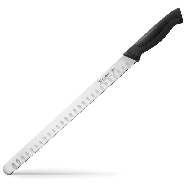 Humbee Chef Carving Knife 14-Inch with Granton Edge for Turkey