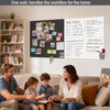 Modular Bulletin Board & Whiteboard Combo - 8 Pack 12x12x0.47In