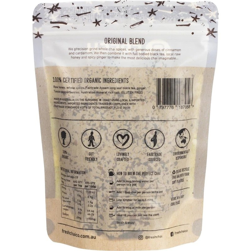 The Fresh Chai Co Original Blend Honey Soaked Chai -