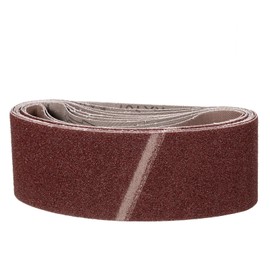 CoCud 4 x 24 Inch Sanding Belt, 10 Pcs 40/60/100/180/320 Grit Knife Sharpener Belts Work Sharpening for Belt Sander Knife Carving Tool Metal Working