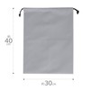 Astro Shoe Storage Bag, Gray, Shoe Case, Shoe Sack, Drawstring