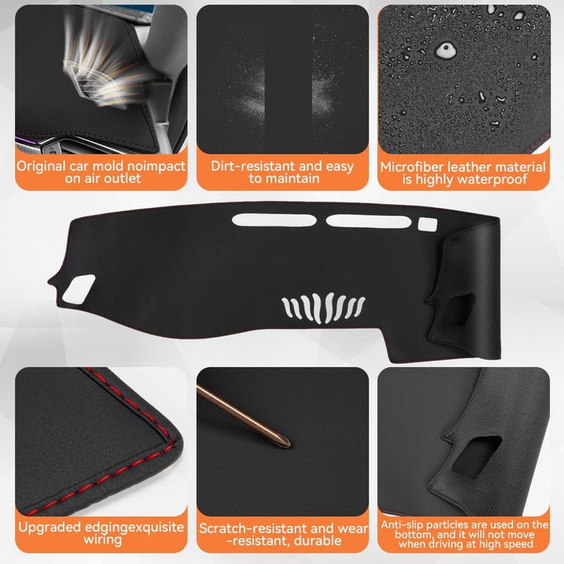 REPOYUL Dashboard Cover Mat Fit for Toyota RAV4 2025 2024
