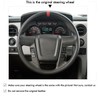 MEWANT Car Steering Wheel Cover for Ford F-150 (Raptor) 2009-2015