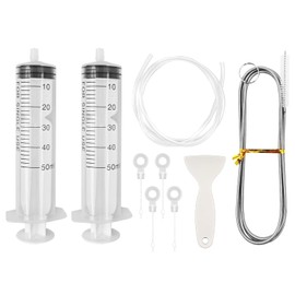 9Pcs Fridge Dredger and Cleaning Set -Fridge Drain Hole Cleaning Tool,Reusable Fridge Emptying Dredger and Cleaning Set,Fridge Cleaning Syringe Kit for Refrigerator Cleaning,Kitchen Drain Hole Remover