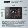 Heat Pump Room Thermostat Temperature Controller 4.8 Inch Color LCD