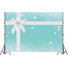 Diamond Background, Bowknot Co Blue Tufted Photography Backdrop, 10x7ft Party Decoration Banner, Photo Video Studio Props LSGE1215