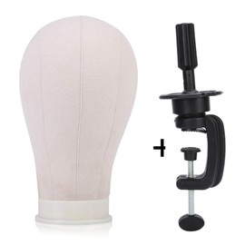 Ausla Mannequin Head, Wig Stand, 3 Sizes, Wig Stand with Head Block Set for Wigs Making Wigs and Hats (23 Inches)