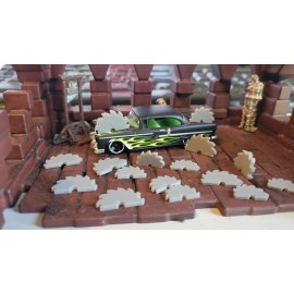 Hot Wheels 2 different sizes, half saw blades For 1/64 scale cars.