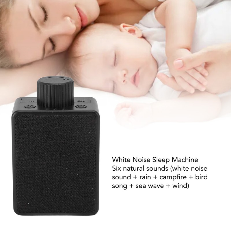 White Noise Sound Machine Relaxing Sounds Bluetooth Portable Adults Baby