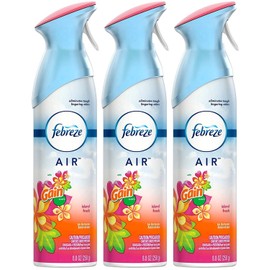 Febreze Air Freshener Spray - Gain Island Fresh - Net Wt. 8.8 OZ (250 g) Per Bottle - Pack of 3 Bottles