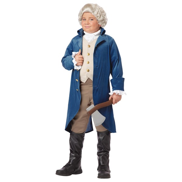 Boys George Washington Costume - L