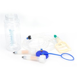 Goat Milking Machine Portable Household Goat Milking Machine Manual Goat Milker with Vacuum Pressure Pump(DoubleHead )