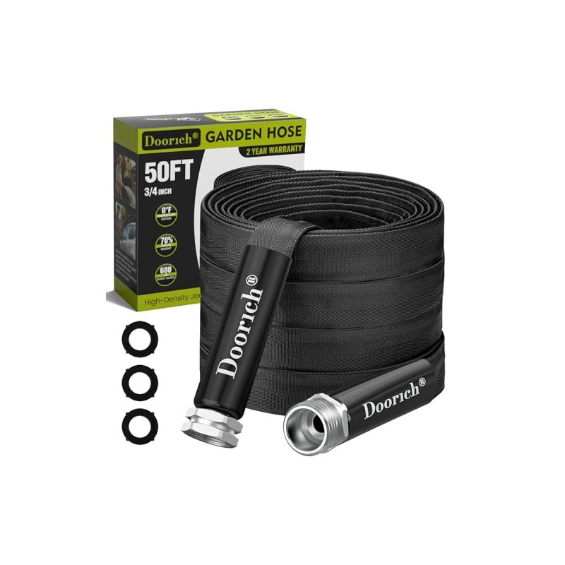 Flexible and Lightweight Garden Hose - 50 FT Durable TPU