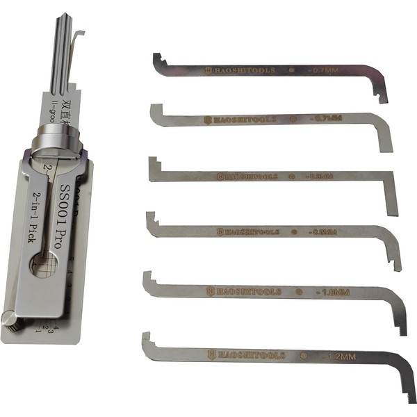 GFYWZ SS001 2 in 1 Double Groove Door Lock Decoder