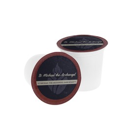 St. Michael the Archangel Catholic Coffee Pods, Dark Roast, 12 Count, Single Serve Coffee Pods for Keurig K-Cup Brewers