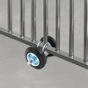 6.3" Sliding Gate Kit Rolling Gate Hardware Kit,2 Pipe Track