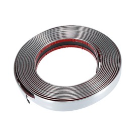 A ABSOPRO Car Door Edge Guards Strip 20mm Wide 16.4ft 5m Length Silver Tone Item Replacement