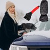 Norhogo 2pcs Glove Ice Scraper for Car Windscreen Set, Ice